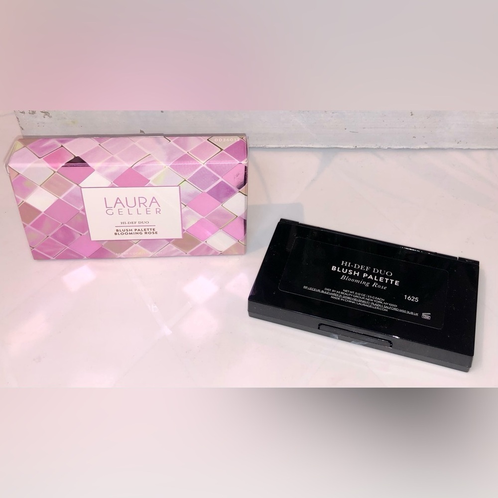 BNIB Laura Geller Hi-Def Duo Blush Palette - Blooming Rose - Picture 7 of 7